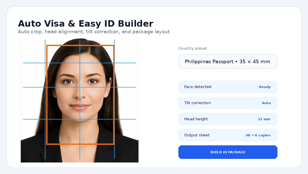 Auto Visa and ID preparation